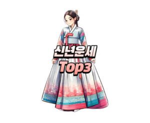신년운세 Top 3 알아보기 | 2024 토정비결